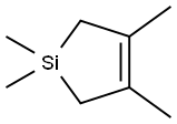 Silacyclopent-3-ene, 1,1,3,4-tetramethyl- 结构式