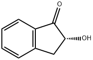 1H-Inden-1-one, 2,3-dihydro-2-hydroxy-, (2R)- 结构式