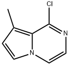 1-氯-8-甲基吡咯并[1,2-A]吡嗪 结构式