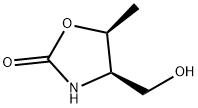 (4R,5S)-4-(羟甲基)-5-甲基噁唑烷-2-酮 结构式