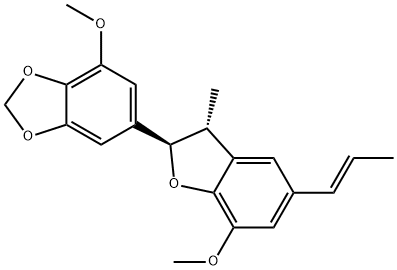 Maceneolignan B 结构式