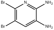 2,3-Pyridinediamine, 5,6-dibromo- 结构式
