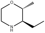 Morpholine, 3-ethyl-2-methyl-, (2R,3R)- 结构式