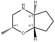 Cyclopent[b]-1,4-oxazine, octahydro-2-methyl-,(2R,4aS,7aS)-rel- 结构式