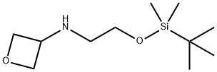 N-[2-[(tert-Butyldimethylsilyl)oxy]ethyl]oxetan-3-amine 结构式