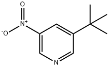 Pyridine, 3-(1,1-dimethylethyl)-5-nitro- 结构式
