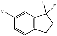 6-chloro-1,1-difluoro-2,3-dihydro-1H-indene 结构式