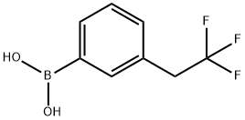 3-(2,2,2-trifluoroethyl)phenyl-5-boronic acid 结构式