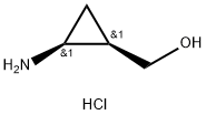 [(1R,2S)-2-氨基环丙基]甲醇盐酸盐 结构式