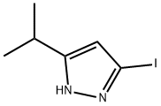 3-碘-5-异丙基-1H-吡唑 结构式