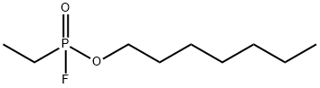 Phosphonofluoridic acid, P-ethyl-, heptyl ester 结构式