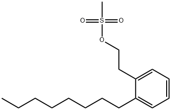 Benzeneethanol, 2-octyl-, 1-methanesulfonate 结构式