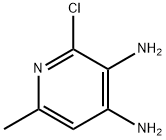 2-氯-6-甲基吡啶-3,4-二胺 结构式