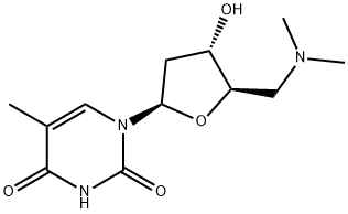 5'-Deoxy-5'-N,N-dimethylamino thymidine 结构式
