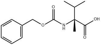 2-(((苄氧基)羰基)氨基)-2,3-二甲基丁酸 结构式