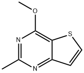 4-甲氧基-2-甲基噻吩并[3,2-D]嘧啶 结构式