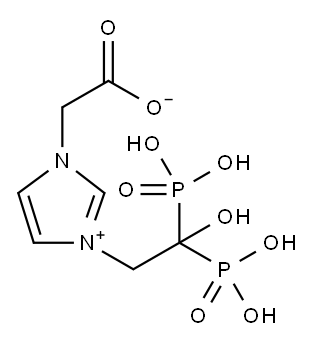 唑来膦酸杂质A 结构式