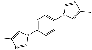 1,4-双(1-(4-甲基)咪唑基)苯 结构式