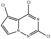 2,4,5-三氯吡咯并[2,1-F][1,2,4]三嗪 结构式