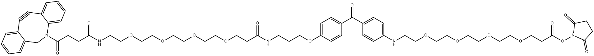 UV-TRACER-二苯并环辛炔-琥珀酰亚胺酯 结构式