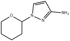 1-(四氢2H-吡喃-2-基)-1H-吡唑-3-胺 结构式
