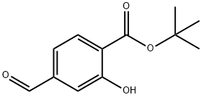 4-甲酰基-2-羟基苯甲酸叔丁酯 结构式