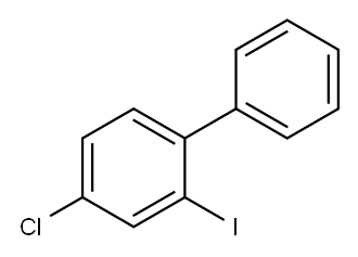 4-氯-2-碘-1,1'-联苯 结构式