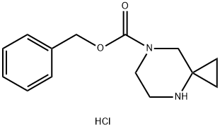 4,7-二氮杂-螺[2.5]辛烷-7-甲酸苄酯盐酸盐 结构式