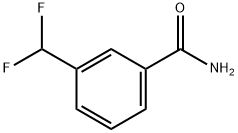 3-(二氟甲基)苯甲酰胺 结构式