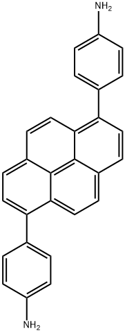 4,4'-(芘-1,6-二基)二苯胺 结构式