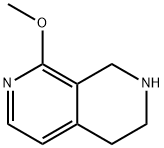 8-methoxy-1,2,3,4-tetrahydro-2,7-naphthyridine 结构式