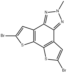 5,8-DIBROMO-2-METHYL-2H-DITHIENO[3,2-E:2',3'-G]BENZOTRIAZOLE 结构式