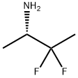 2-Butanamine, 3,3-difluoro-, (2S)- 结构式