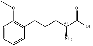(S)-FMOC-2-氨基-5-(2-甲氧基苯基)戊酸 结构式