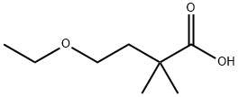 Butanoic acid, 4-ethoxy-2,2-dimethyl- 结构式