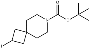tert-butyl2-iodo-7-azaspiro[3.5]nonane-7-carboxylate 结构式