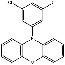 10-(3,5-Dichloro-phenyl)-10H-phenoxazine 结构式