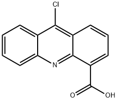 9-Chloroacridine-4-carboxylic acid 结构式