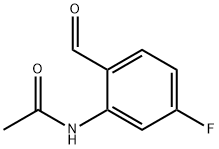 N-(5-氟-2-甲酰基苯基)乙酰胺 结构式