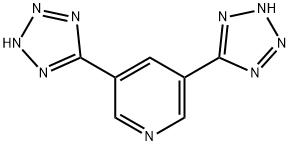 Pyridine, 3,5-bis(2H-tetrazol-5-yl)- 结构式