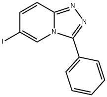 6-Iodo-3-phenyl-[1,2,4]triazolo[4,3-a]pyridine 结构式