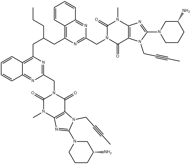 利拉利汀二聚体杂质6 结构式