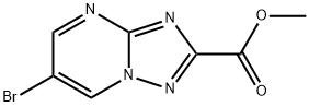 [1,2,4]Triazolo[1,5-a]pyrimidine-2-carboxylic acid, 6-bromo-, methyl ester 结构式