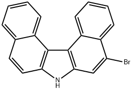 5-溴-7H-二苯并[C,G]咔唑 结构式