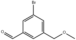 3-溴-5-(甲氧基甲基)苯甲醛 结构式
