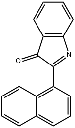 3H-Indol-3-one, 2-(1-naphthalenyl)- 结构式