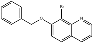 7-(苄氧基)-8-溴喹啉 结构式