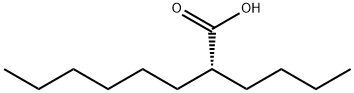 Octanoic acid, 2-butyl-, (2R)- 结构式