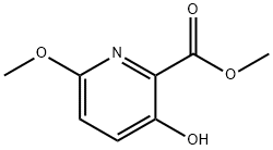 3-羟基-6-甲氧基吡啶甲酸甲酯 结构式