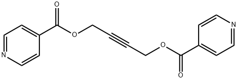 but-2-yne-1,4-diyl diisonicotinate 结构式